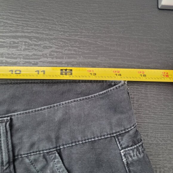 Citizens of Humanity Womens Leah Cotton Tapered Cargo Pants Black Size 26 - Picture 11 of 13